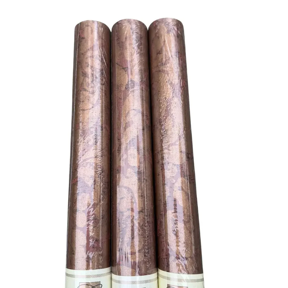 Carlisle Company Fine Wallpaper Damask Gold Rust Lorraine CC9608 1 Roll NEW
